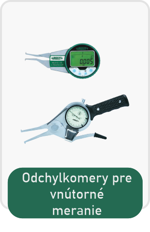 Odchylkomery pre vnútorné meranie